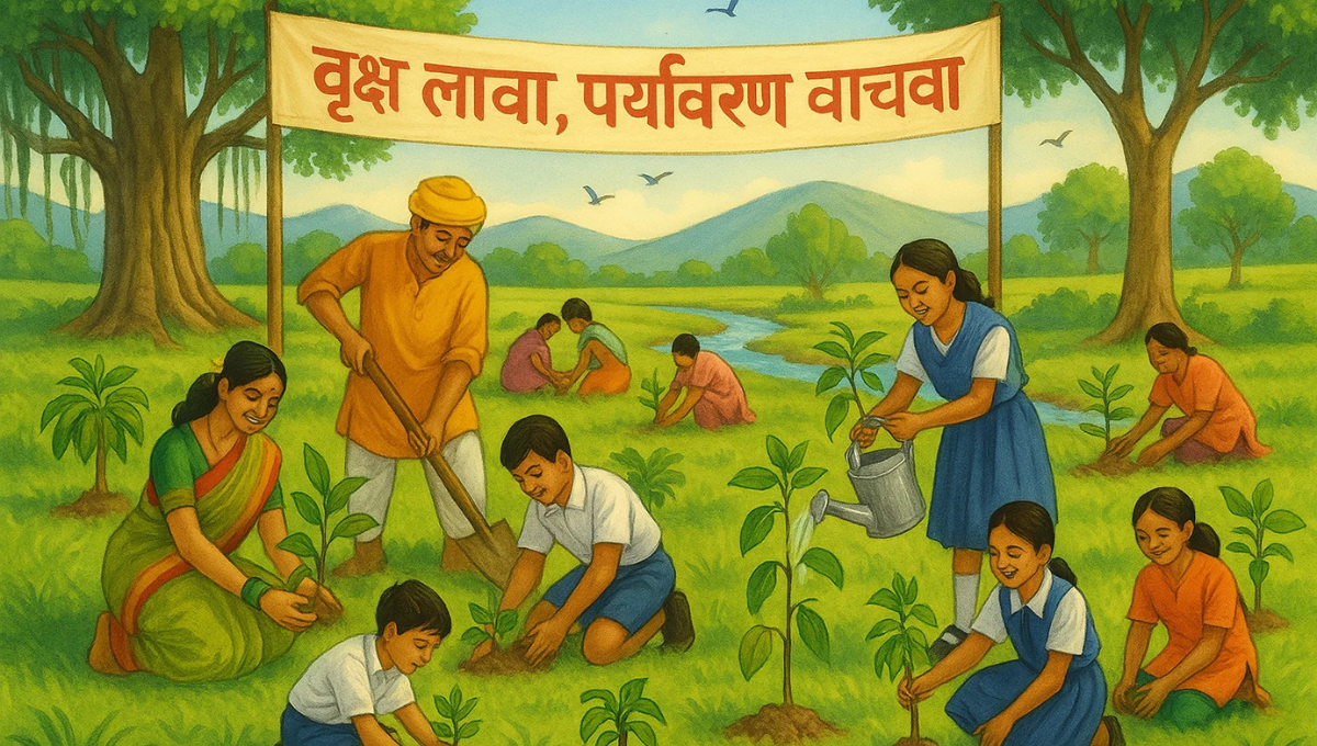 Tree Plantation Essay in Marathi: वृक्षारोपण: पर्यावरण संरक्षणासाठी एक पाऊल